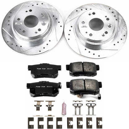 PowerStop Rear Z23 Evolution Sport Brake Kit | Acura RL (02-04) (K4989)
