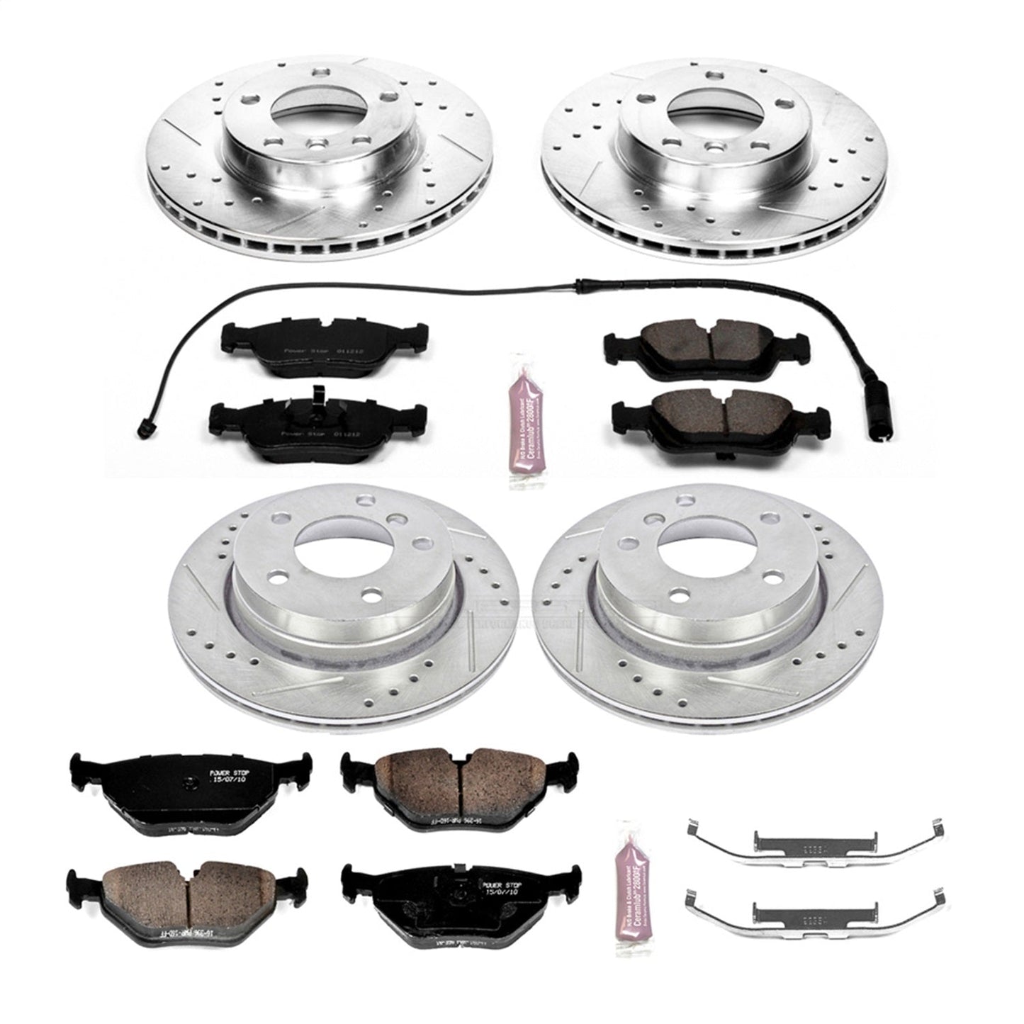 PowerStop Front & Rear Z23 Evolution Sport Brake Kit | BMW 323i (98-99) (K499)