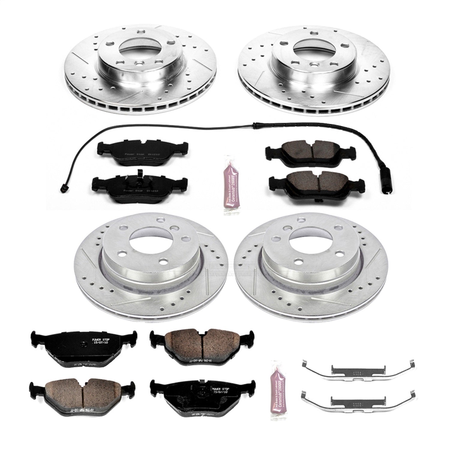 PowerStop Front & Rear Z23 Evolution Sport Brake Kit | BMW 323i (98-99) (K499)