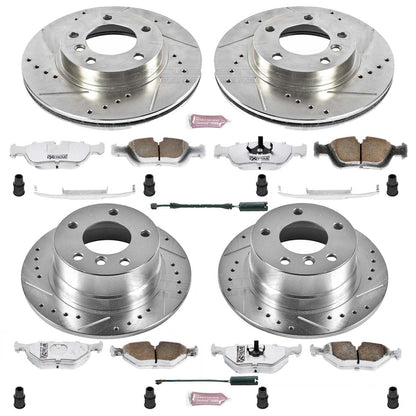 PowerStop Front & Rear Z26 Street Warrior Brake Kit | BMW Z3 (97-02) (K500-26)