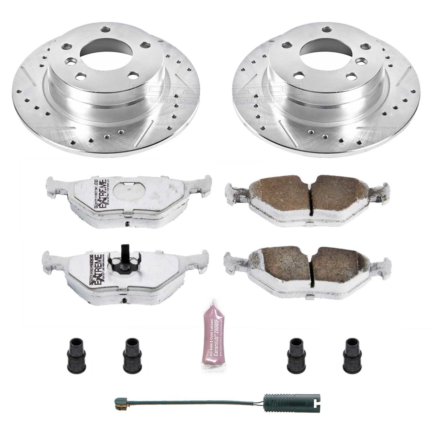 PowerStop Rear Z26 Street Warrior Brake Kit | BMW 318i (92-98) (K502-26)