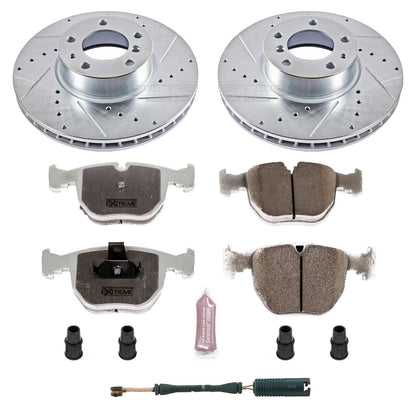 PowerStop Front Z26 Street Warrior Brake Kit | BMW 740i (1995) (K503-26)