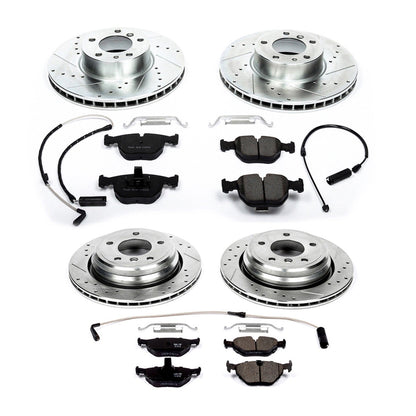 PowerStop Front & Rear Z23 Evolution Sport Brake Kit | BMW 540i (97-00) (K505)