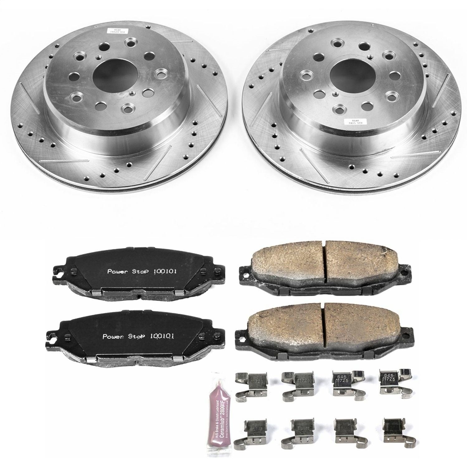 PowerStop Rear Z23 Evolution Sport Brake Kit | Lexus LS400 (95-00) (K5061)