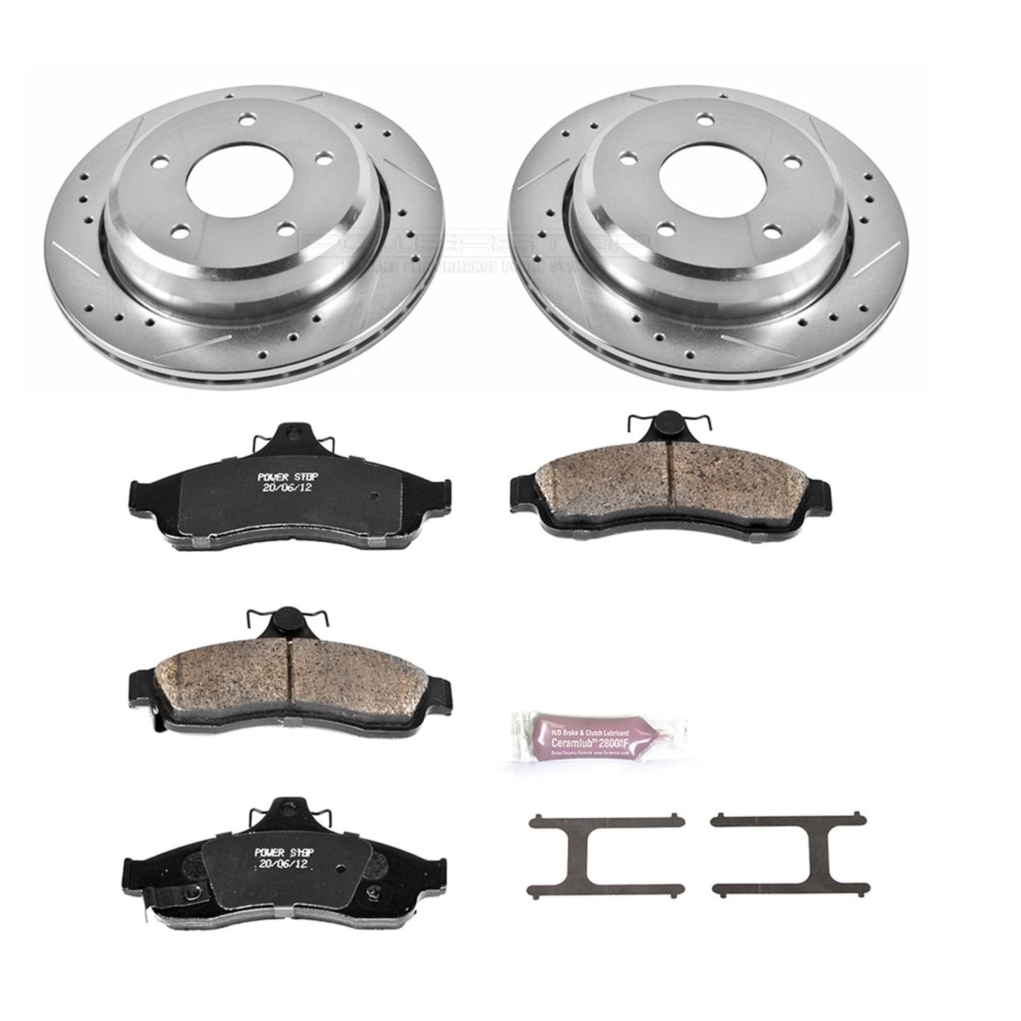 PowerStop Rear Z23 Evolution Sport Brake Kit | Chevrolet Caprice (94-96) (K5064)