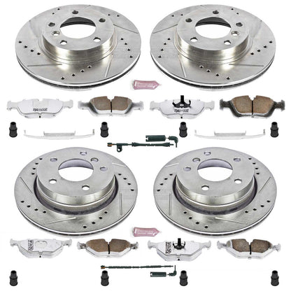 PowerStop Front & Rear Z26 Street Warrior Brake Kit | BMW 323Ci (K507-26)