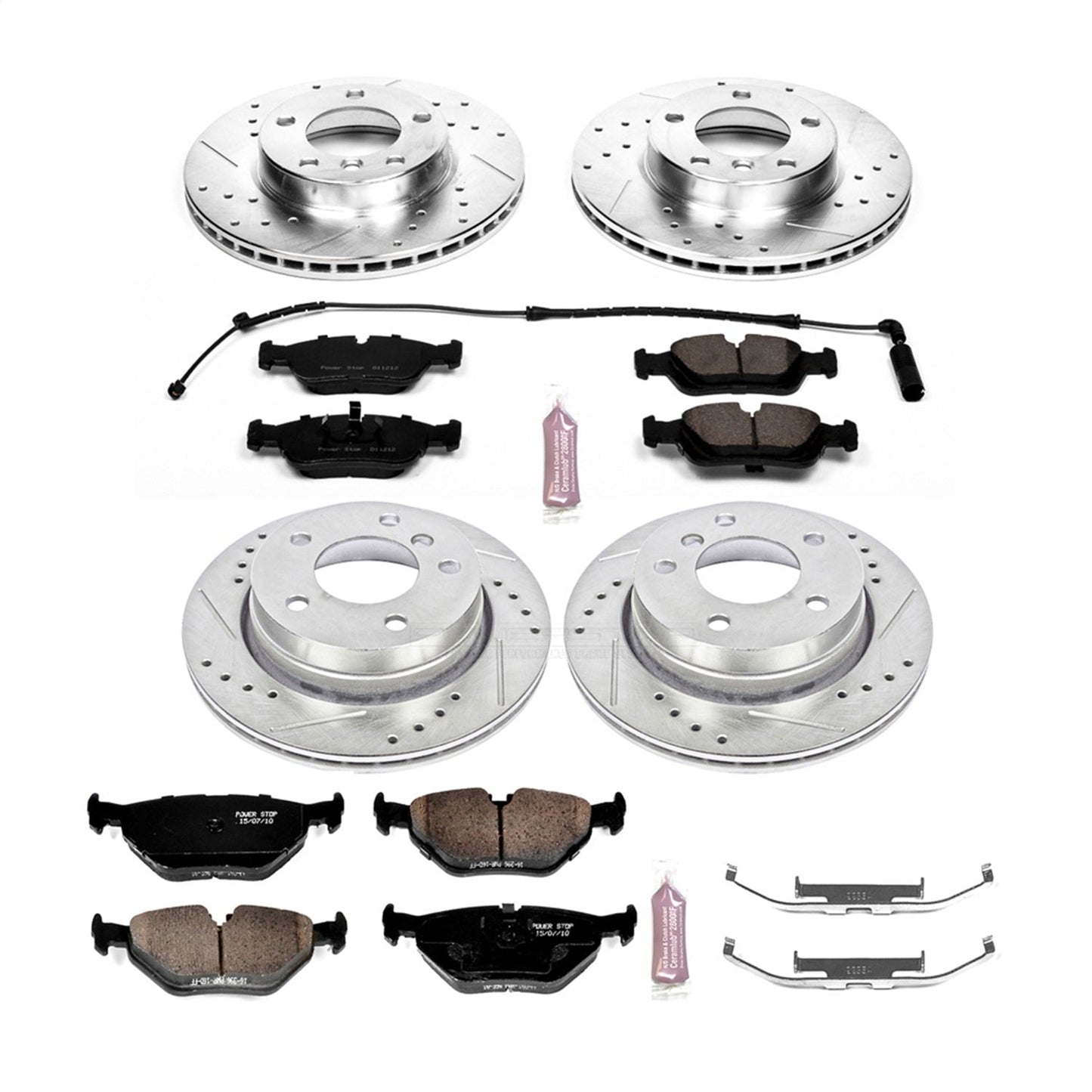 PowerStop Z23 Evolution Sport Front & Rear Brake Kit | BMW 323Ci (00-06) (K507)