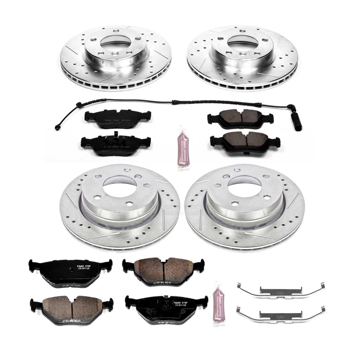 PowerStop Z23 Evolution Sport Front & Rear Brake Kit | BMW 323Ci (00-06) (K507)