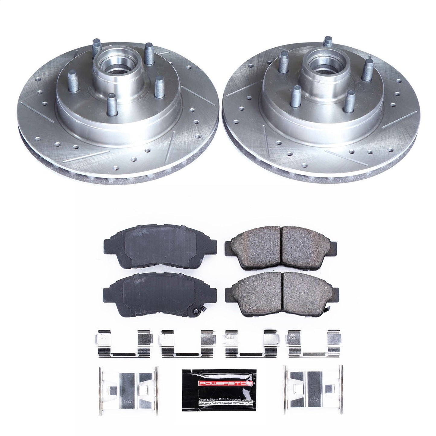 PowerStop Z23 Evolution Sport Front Brake Kit | Ford Ranger (95-97) (K5079)