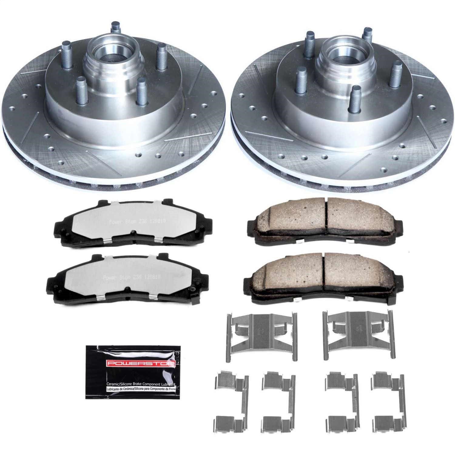 PowerStop Front Z36 Truck & Tow Brake Kit | Ford Ranger (98-02) (K5083-36)