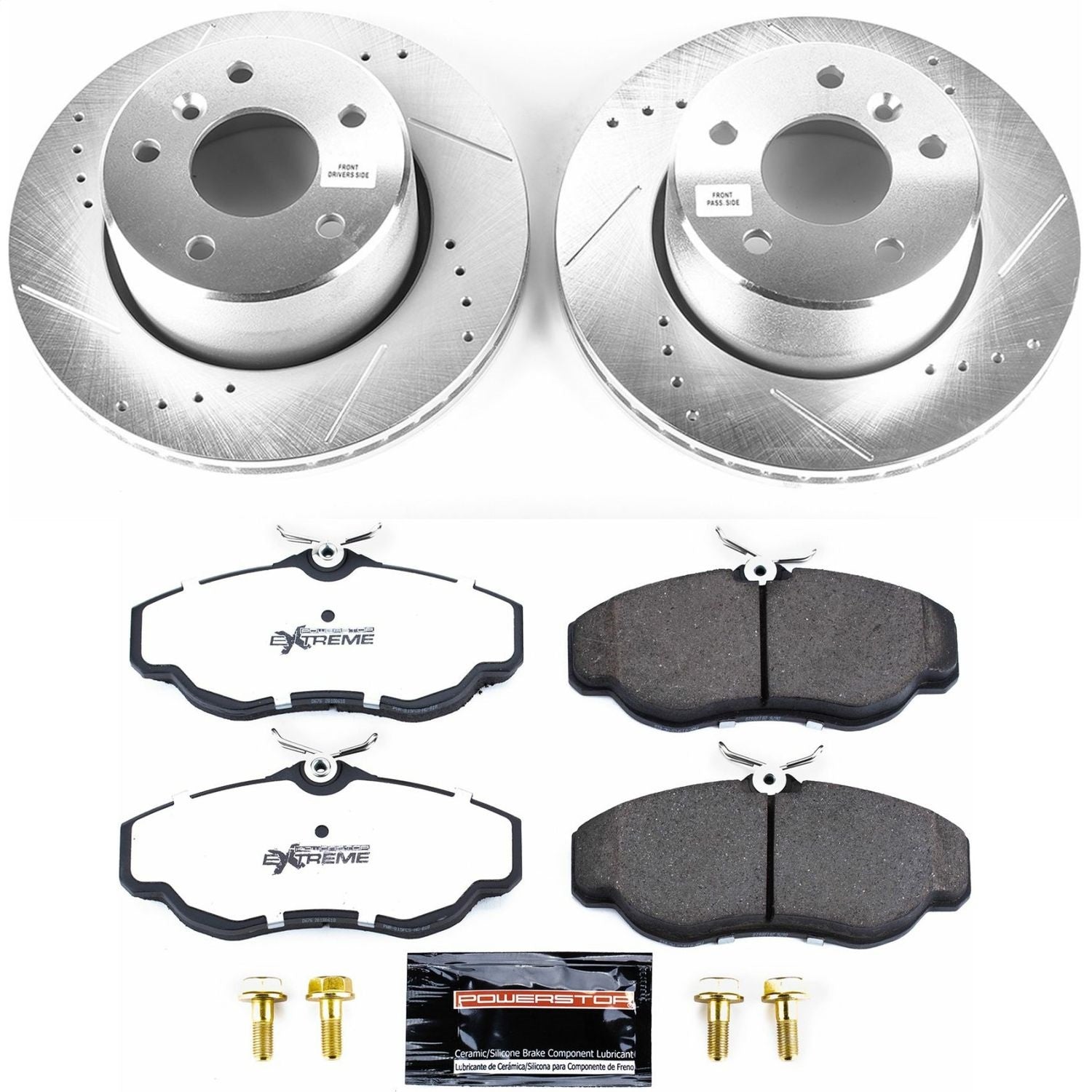PowerStop Front Z36 Truck & Tow Brake Kit | Land Rover Discovery (99-04) (K5106-36)