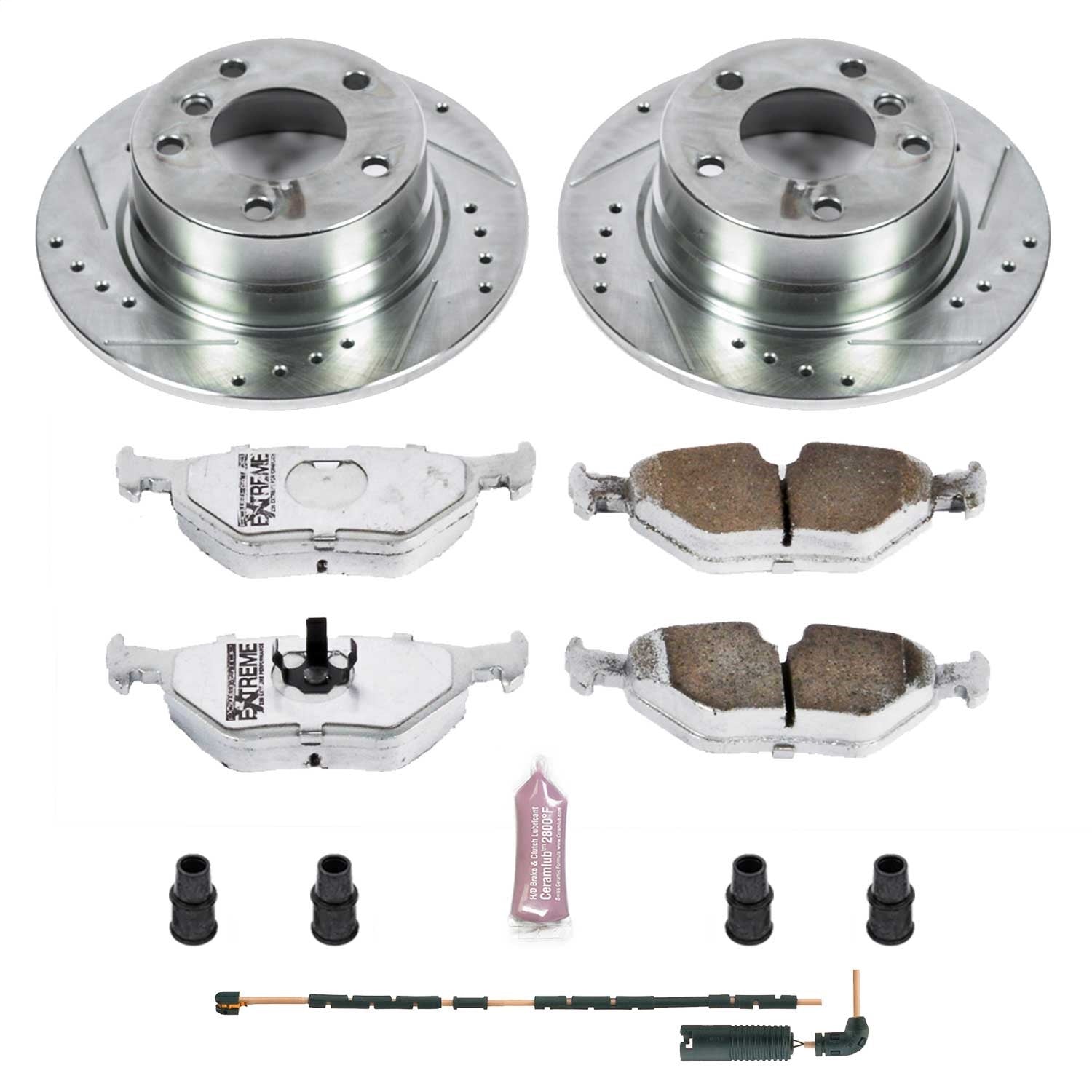 PowerStop Rear Z26 Street Warrior Brake Kit | BMW Z4 (03-05) (K5130-26)