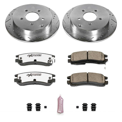 PowerStop Rear Z26 Street Warrior Brake Kit | Buick Rendezvous (02-07) (K5135-26)