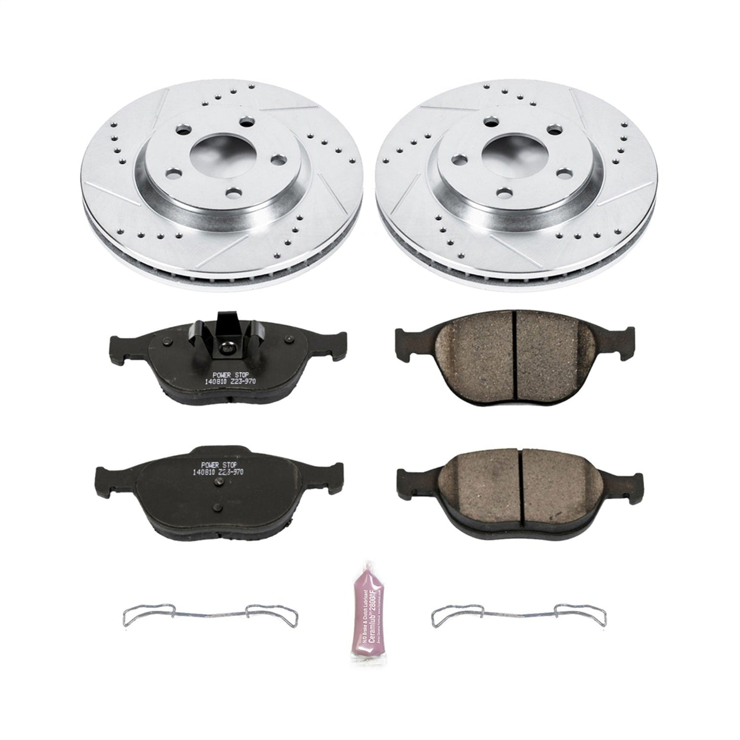 PowerStop Front Z23 Evolution Sport Brake Kit | Buick LeSabre (05) (K5137)