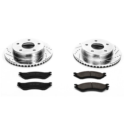 PowerStop Front Z23 Evolution Sport Brake Kit | Dodge Ram 1500 (00-01) (K5142)