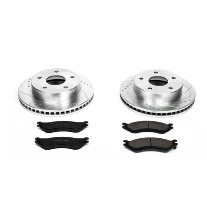 PowerStop Front Z23 Evolution Sport Brake Kit | Dodge Ram 1500 (00-01) (K5143)