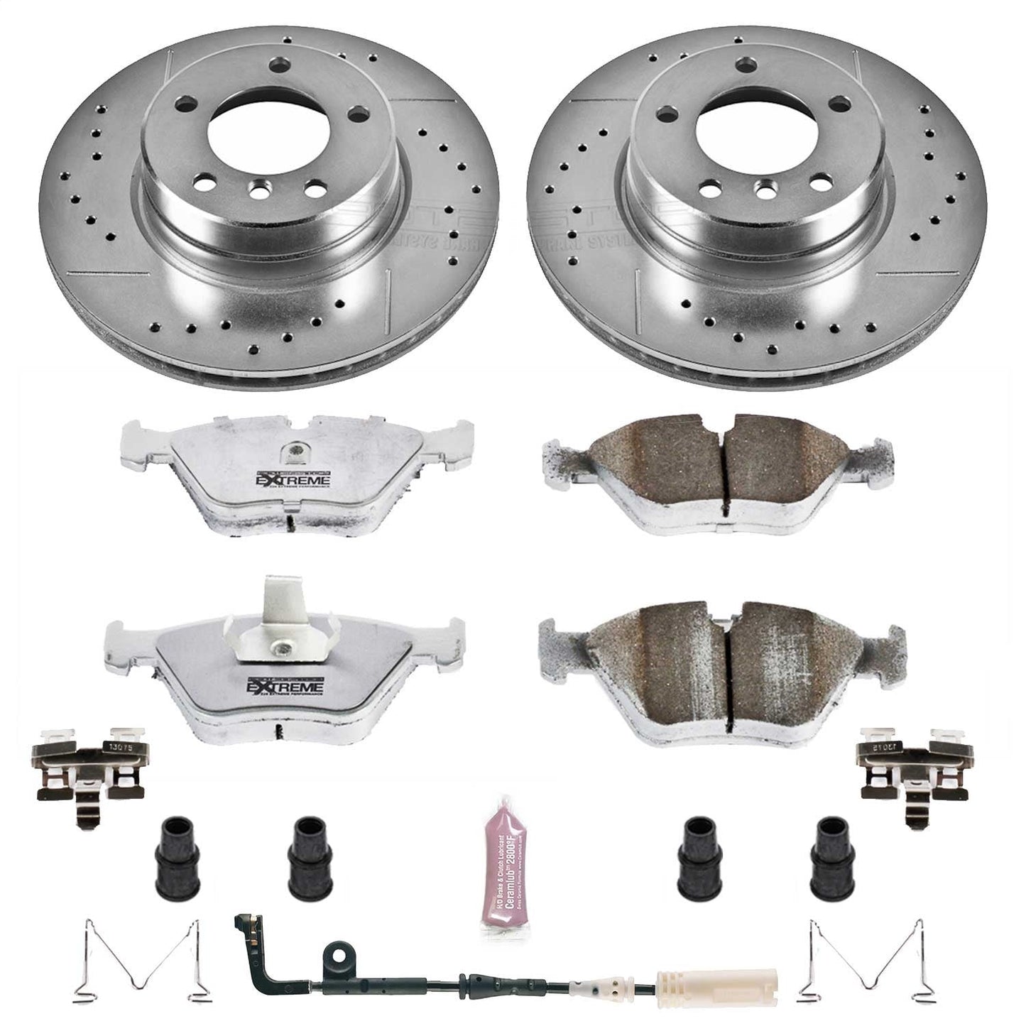 PowerStop Front Z26 Street Warrior Brake Kit | BMW 525i (04-05) (K5156-26)