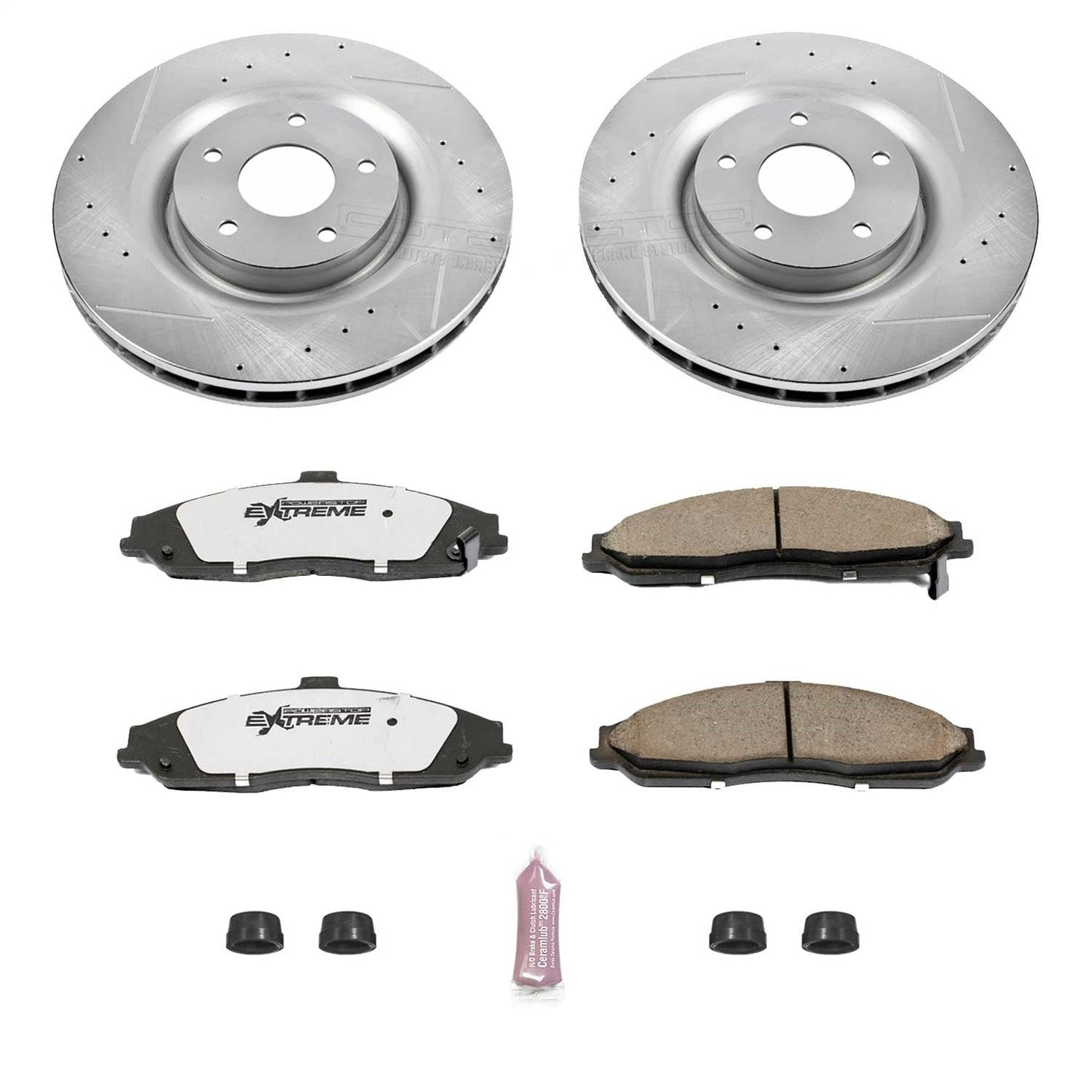 PowerStop Front Z26 Street Warrior Brake Kit | Cadillac XLR (06-09) (K5158-26)