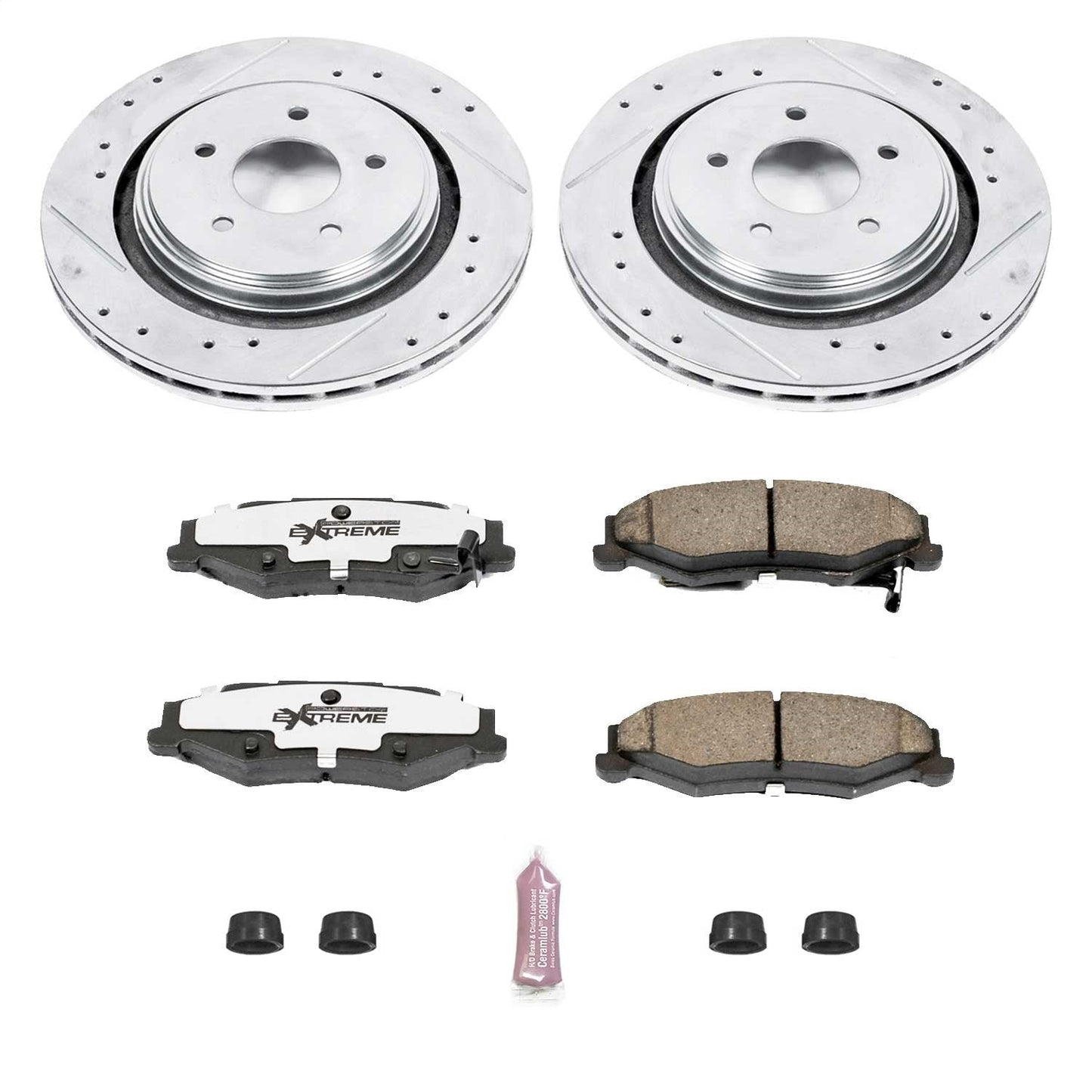 PowerStop Rear Z26 Street Warrior Brake Kit | Cadillac XLR (06-09) (K5159-26)