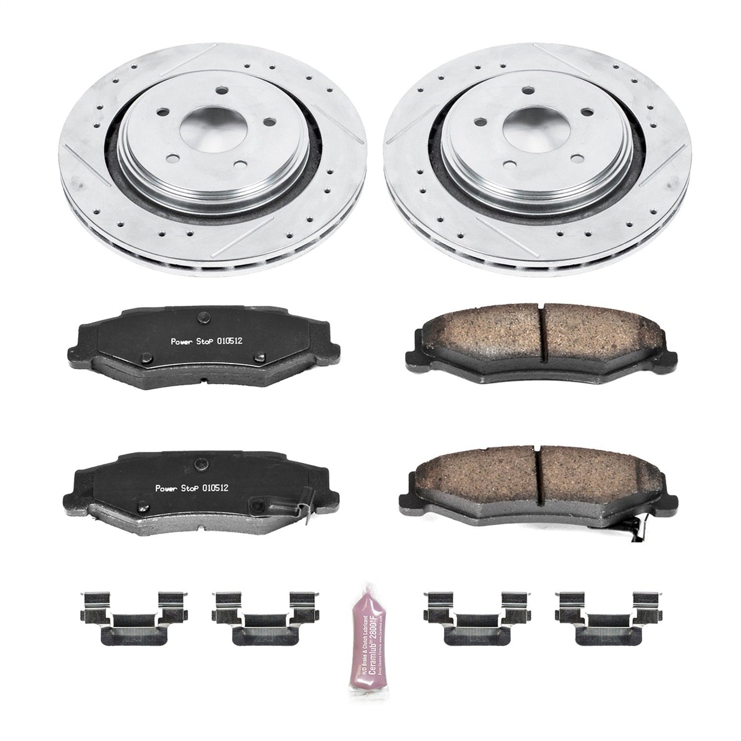 PowerStop Rear Z23 Evolution Sport Brake Kit | Cadillac XLR (06-09) (K5159)
