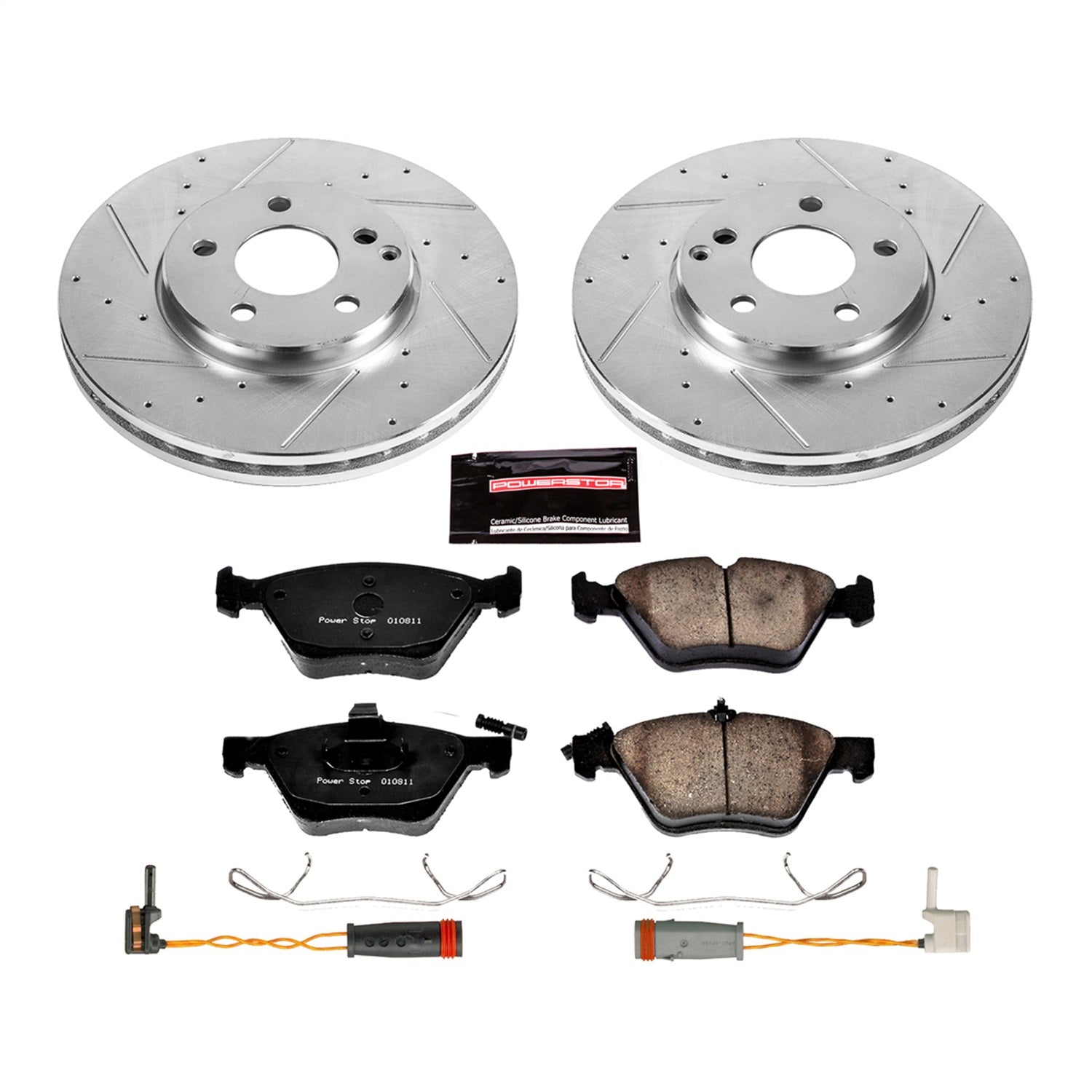 PowerStop Front Z23 Evolution Sport Brake Kit | Mercedes-Benz E320 (04-05) (K5168)