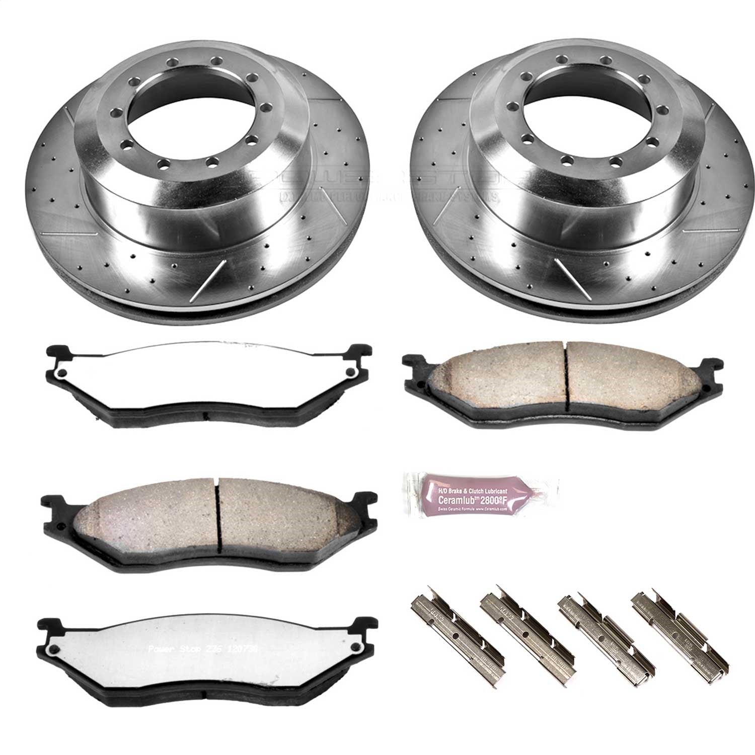 PowerStop Front Z36 Truck & Tow Brake Kit | Ford F53 (99-01) (K5184-36)