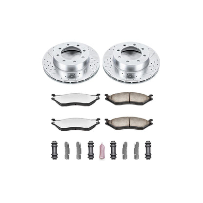 PowerStop Front Z36 Truck & Tow Brake Kit | Ford F-550 Super Duty (99-04) (K5185-36)