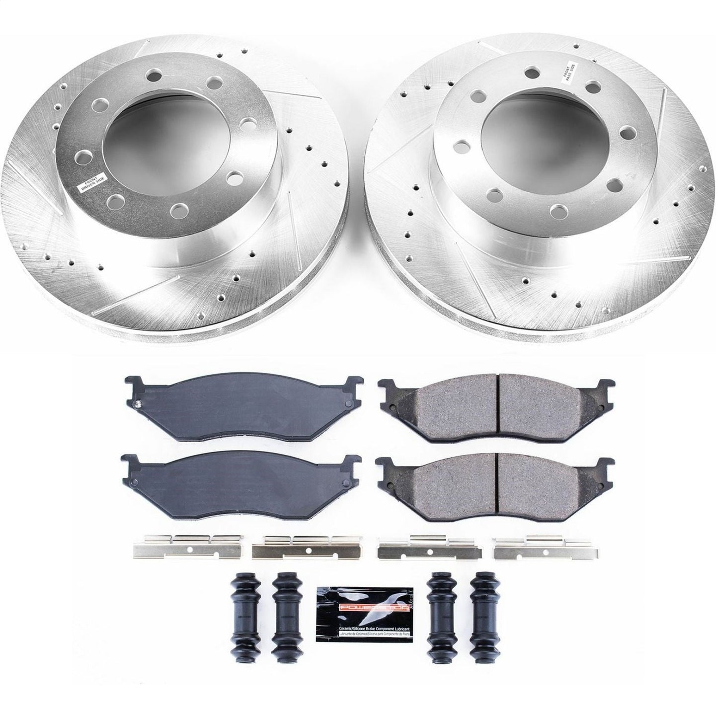 PowerStop Front Z23 Evolution Brake Kit | Ford F-550 Super Duty (99-04) (K5185)