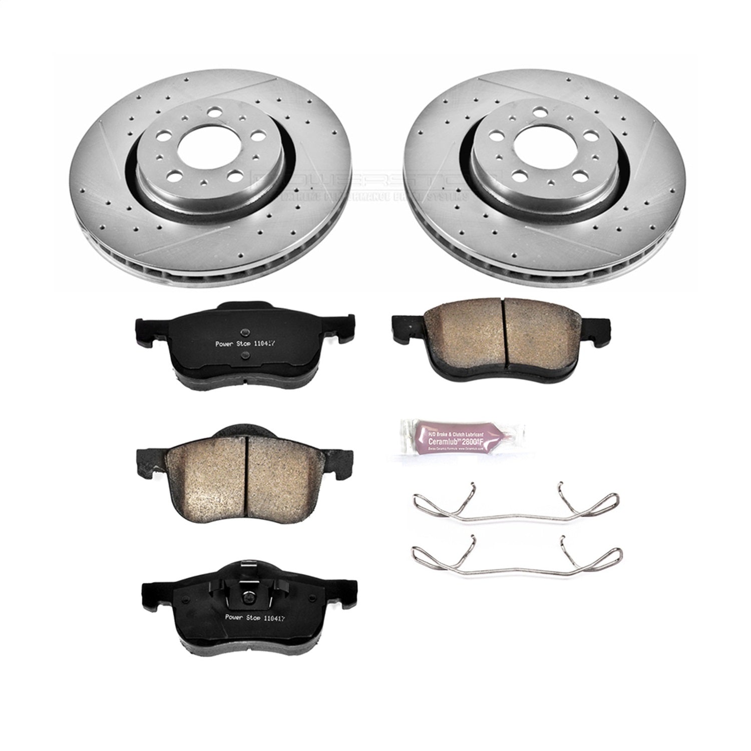 PowerStop Z23 Evolution Sport Front Brake Kit | Volvo S60 (01-09) (K5193)