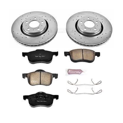 PowerStop Z23 Evolution Sport Front Brake Kit | Volvo S60 (01-09) (K5193)