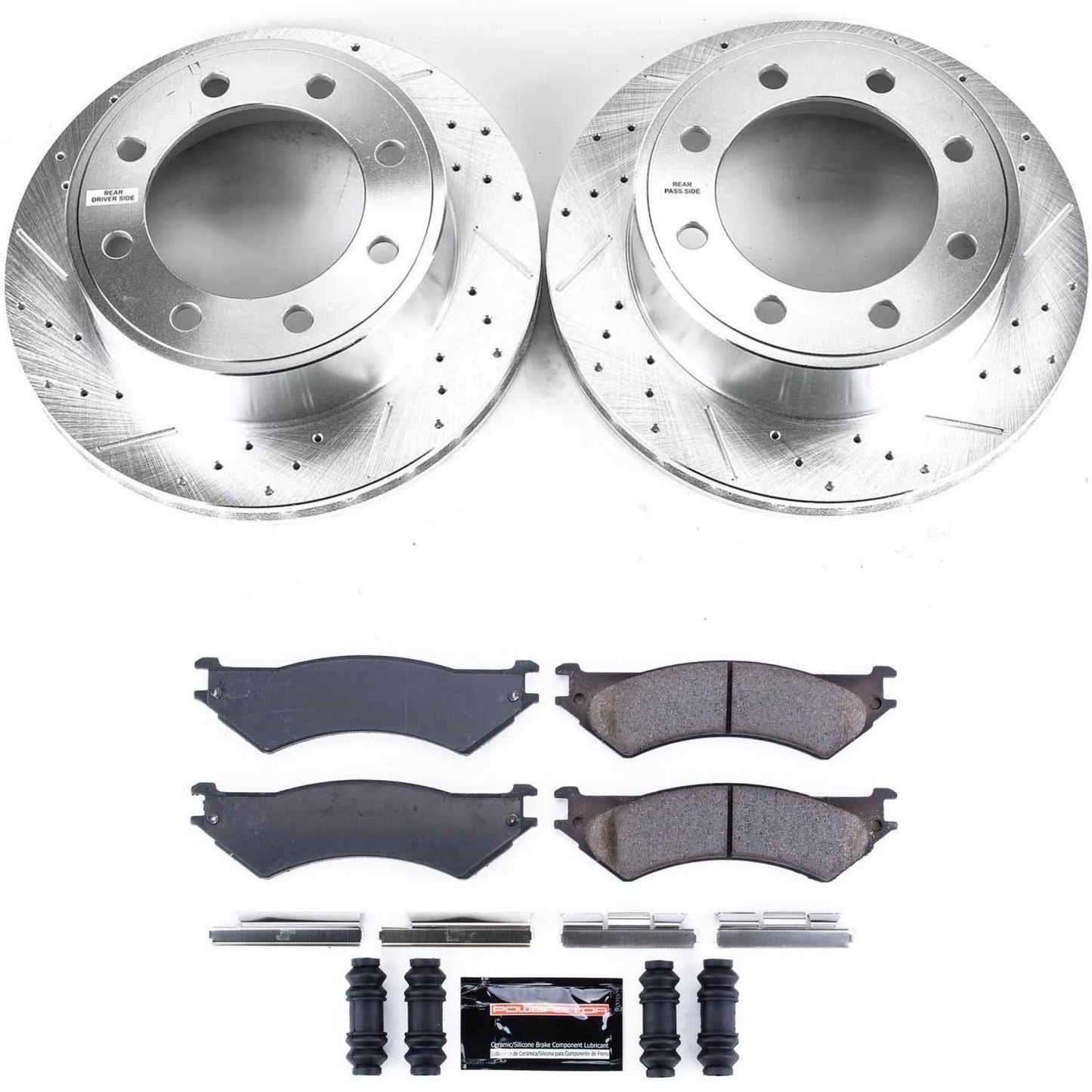 PowerStop Rear Z23 Evolution Sport Brake Kit | Ford E-150 (07) (K5203)