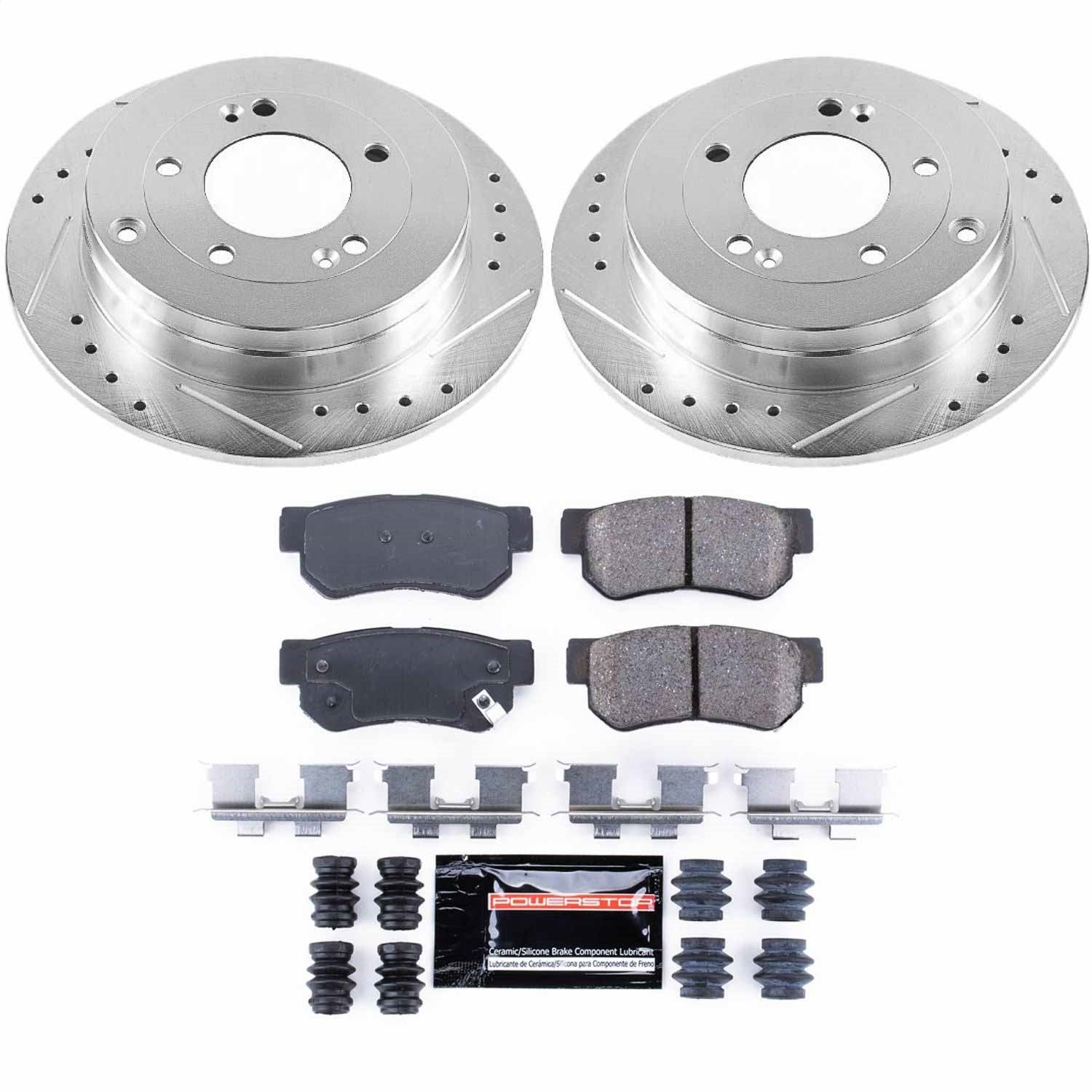PowerStop Rear Z23 Evolution Sport Brake Kit | Hyundai Azera (06-09) (K5209)