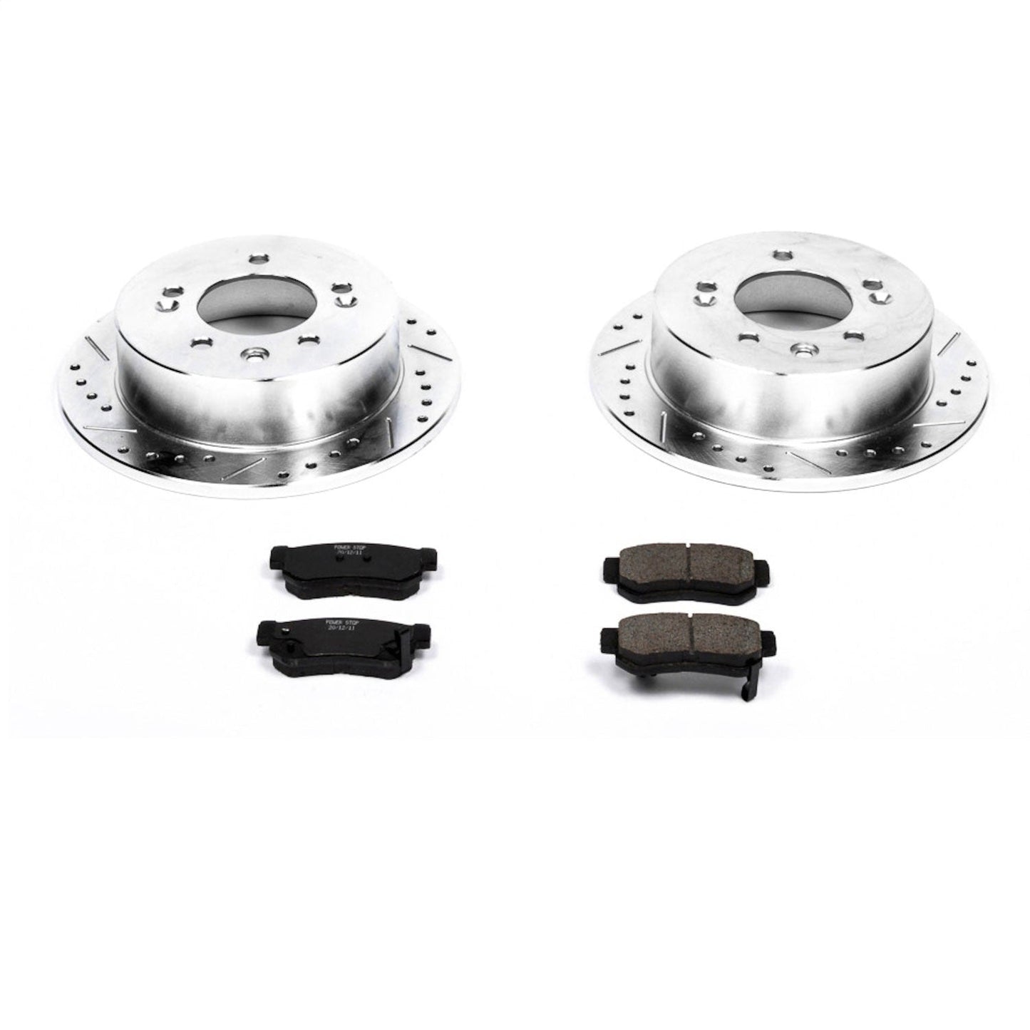 PowerStop Rear Z23 Evolution Sport Brake Kit | Hyundai Elantra (07-10) (K5210)