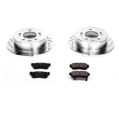 PowerStop Rear Z23 Evolution Sport Brake Kit | Hyundai Elantra (07-10) (K5210)
