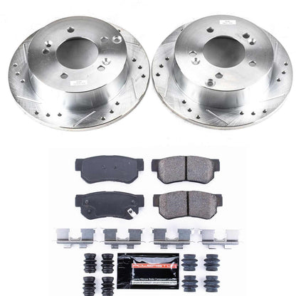 PowerStop Rear Z23 Evolution Sport Brake Kit | Hyundai Sonata (06-08) (K5214)