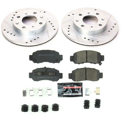 PowerStop Front Z23 Evolution Sport Brake Kit | Honda Insight (00-06) (K5224)