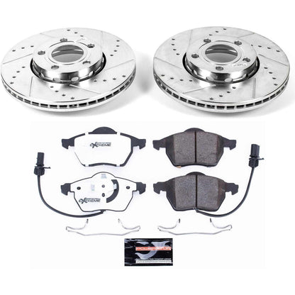 PowerStop Front Z26 Street Warrior Brake Kit | Audi A4 (05-06) (K5229-26)
