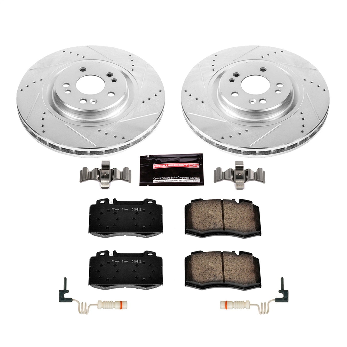 PowerStop Front Z23 Evolution Sport Brake Kit | Mercedes-Benz ML55 AMG (00-03) (K5236)