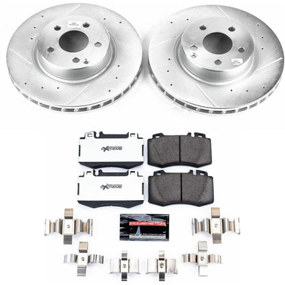 PowerStop Front Z26 Street Warrior Brake Kit | Mercedes-Benz E500 (03-06) (K5239-26)