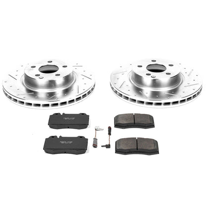 PowerStop Front Z23 Evolution Sport Brake Kit | Mercedes-Benz E500 (03-06) (K5239)