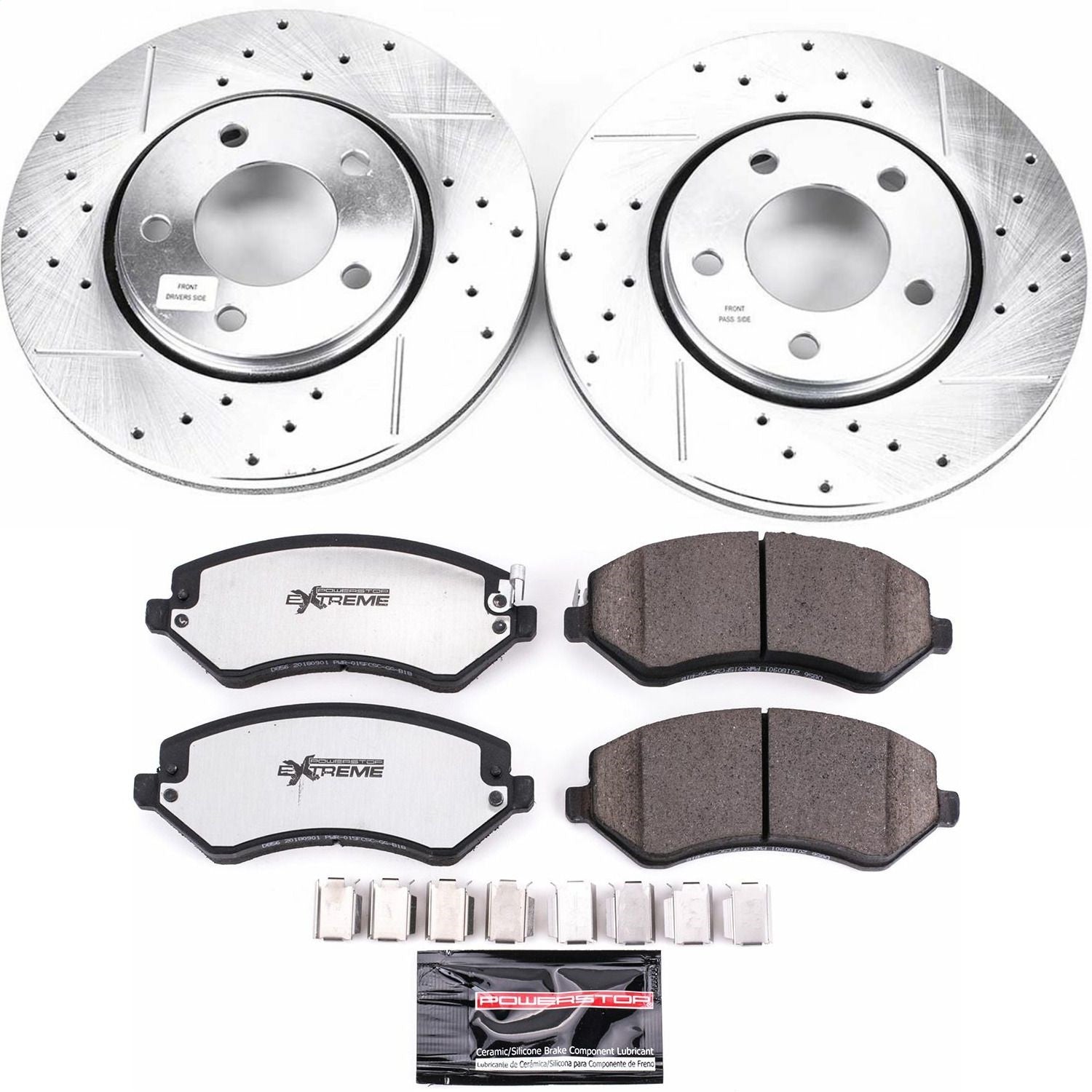 PowerStop Front Z36 Truck & Tow Brake Kit | Chrysler Town & Country (03-07) (K5244-36)