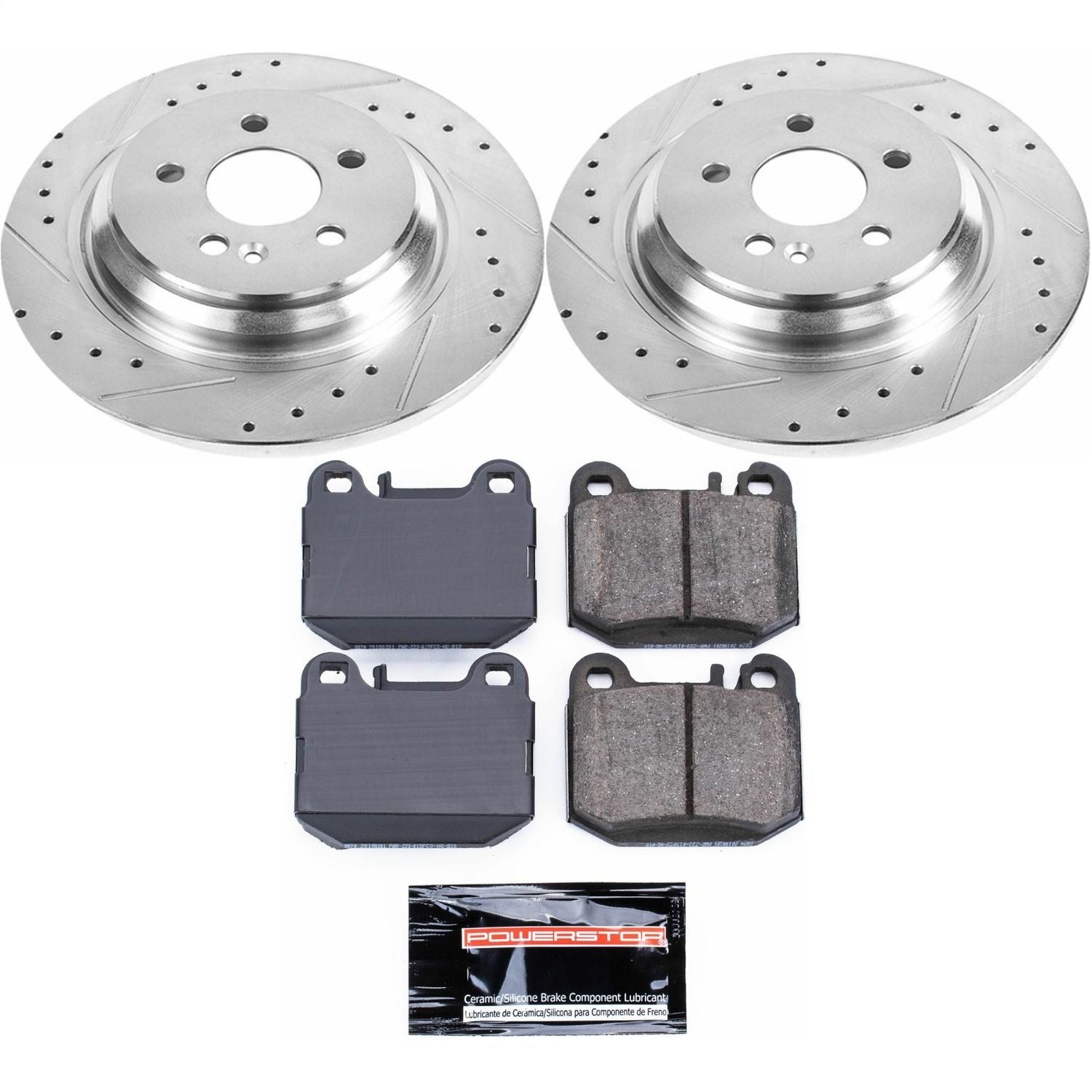 PowerStop Rear Z23 Evolution Sport Brake Kit | Mercedes-Benz ML430 (00-01) (K5261)