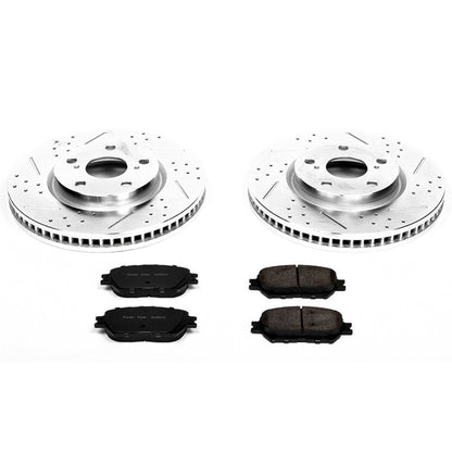 PowerStop Front Z23 Evolution Sport Brake Kit | Lexus GS300 (06) (K5272)