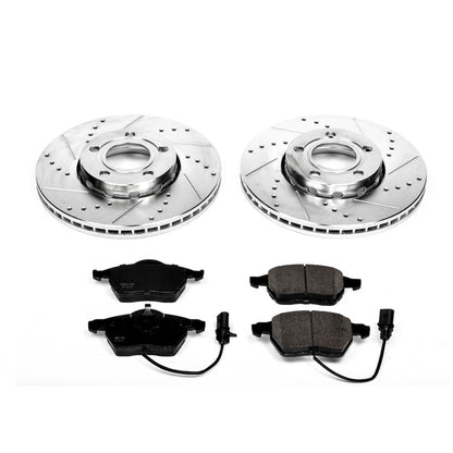 PowerStop Front Z23 Evolution Sport Brake Kit | Audi A4 (99-04) (K528)