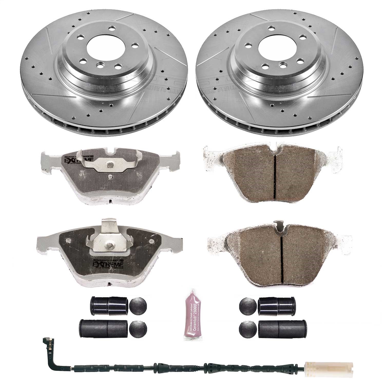 PowerStop Z26 Street Warrior Front Brake Kit | BMW 335d (09) (K5281-26)