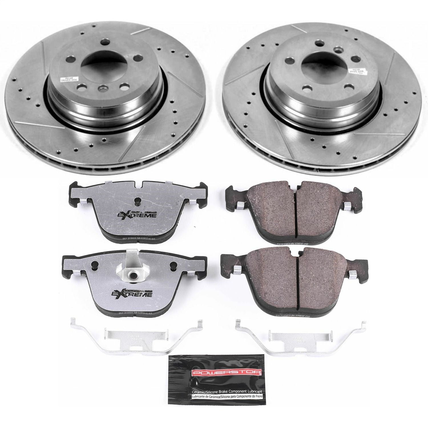 PowerStop Rear Z26 Street Warrior Brake Kit | BMW 750i (06-08) (K5283-26)