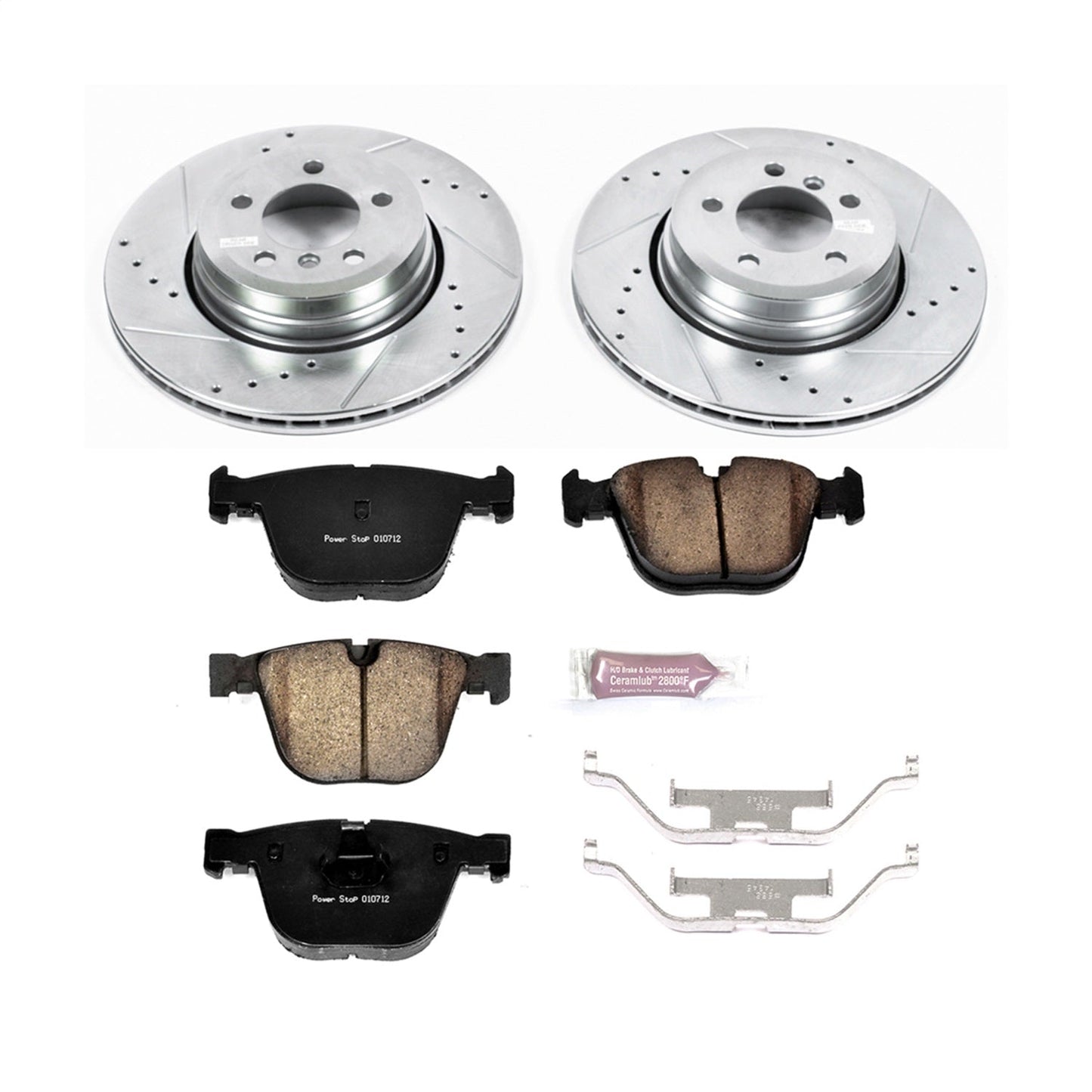 PowerStop Rear Z23 Evolution Sport Brake Kit | BMW 750i (06-08) (K5283)