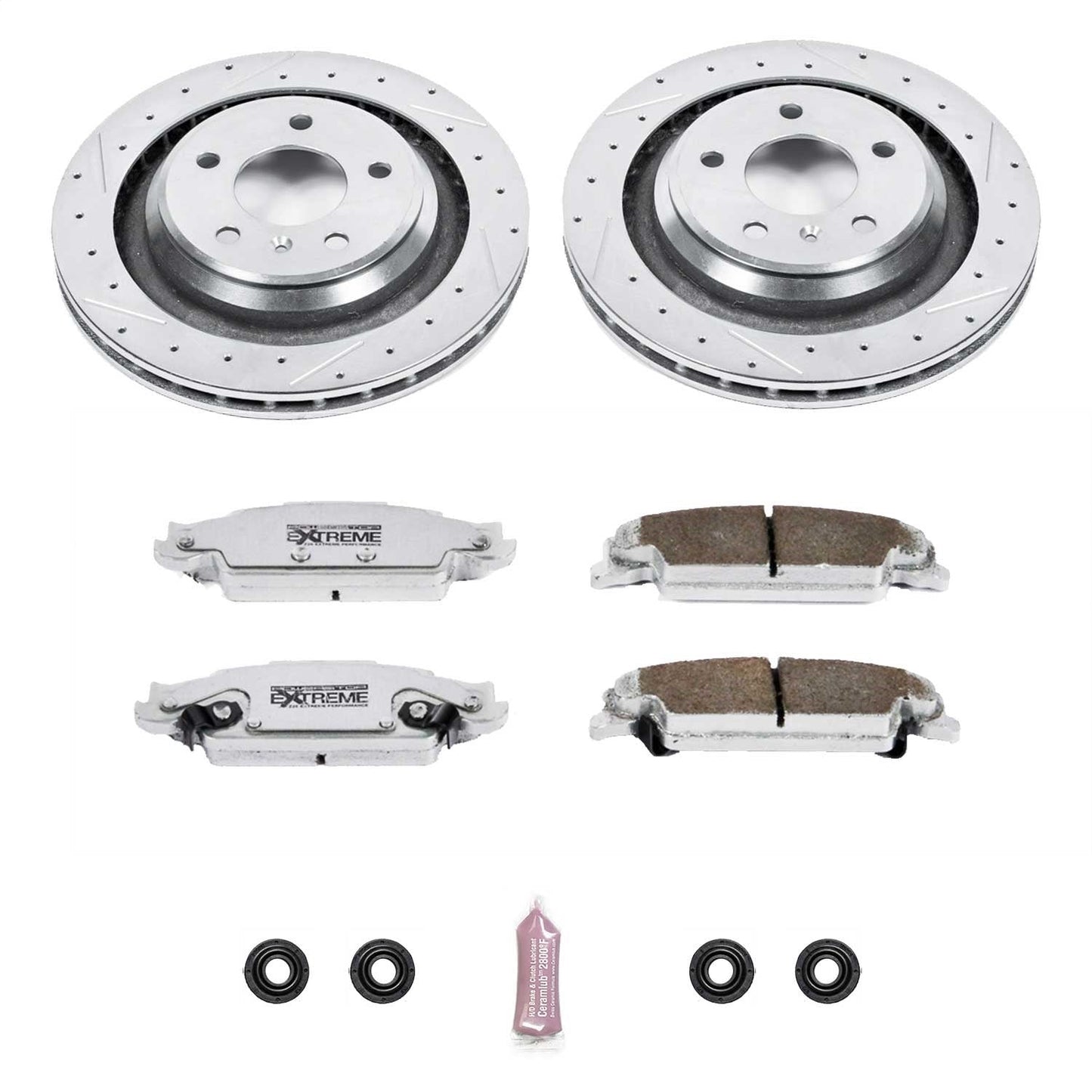 PowerStop Rear Z26 Street Warrior Brake Kit | Pontiac Grand Prix (05-08) (K5289-26)