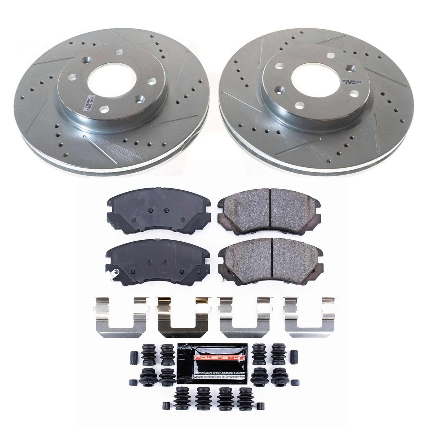 PowerStop Front Z23 Evolution Brake Kit | Hyundai Sonata (03-05) (K5290)