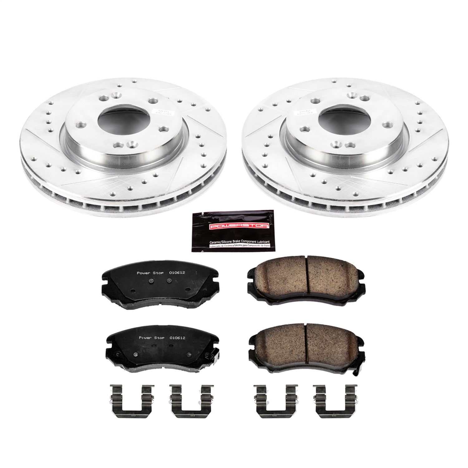 PowerStop Front Z23 Evolution Sport Brake Kit | Hyundai Elantra (07-10) (K5291)